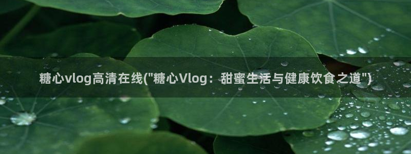 糖心vlog元气兔：糖心vlog高清在线